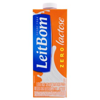 Leite Semidesnatado Zero Lactose Leitbom 1L