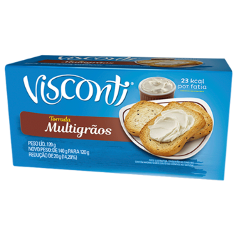 Torrada Visconti Multigrãos 120G