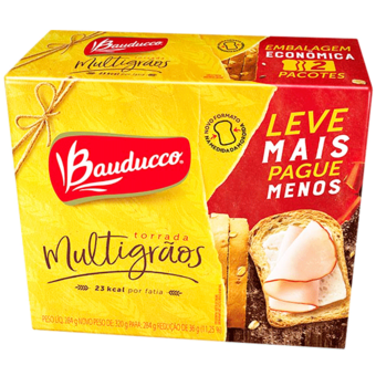 Torrada Bauducco Multigrãos 284G