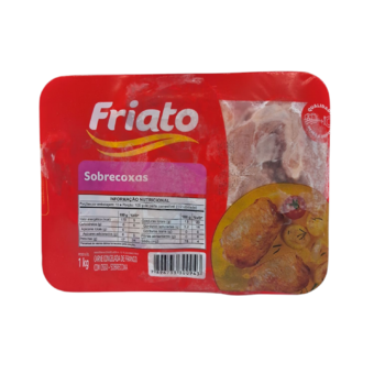 Sobrecoxa De Frango Friato Congelado Bandeja 1Kg