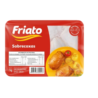 Sobrecoxa De Frango Friato Congelado Bandeja 1Kg