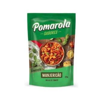 Molho De Tomate Pomarola Caseiro Manjericão 300G