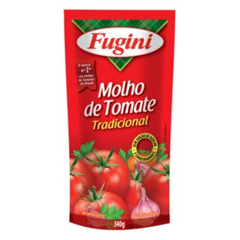 Molho De Tomate Fugini Tradicional 340G
