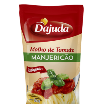 Molho De Tomate Dajuda Manjericão Sachê 200G