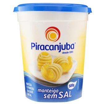 Manteiga Piracanjuba Sem Sal 500G