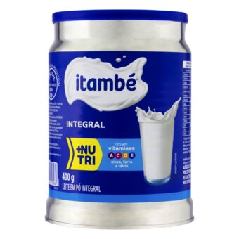 Leite Em Pó Integral Itambé Fortificado 380G