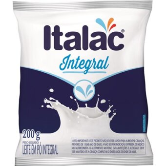 Leite Em Pó Integral Italac Sachê 200G