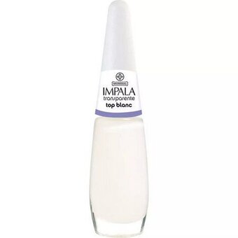 Esmalte Impala Transparente Top Blanco 6Ml