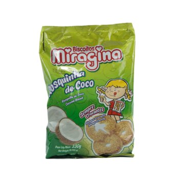 Biscoito Rosquinha Miragina Coco 330G