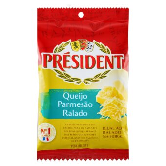 Queijo Parmesão Ralado President 50G