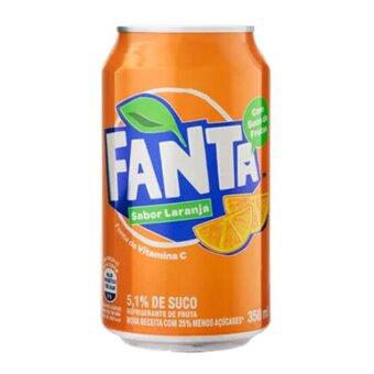 Refrigerante Fanta Laranja Lata 350Ml