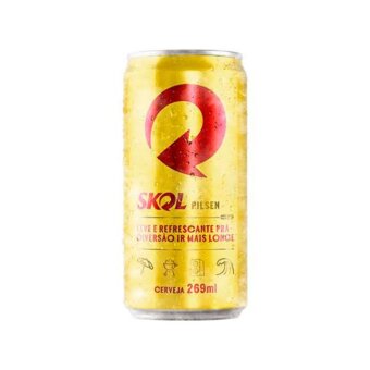 Cerveja Skol Lata 269Ml