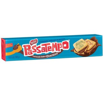 Biscoito Recheado Passatempo Nestlé Chocolate 130G