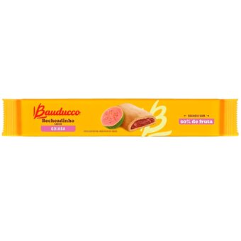 Biscoito Recheado Bauducco Recheadinho Goiaba 112G