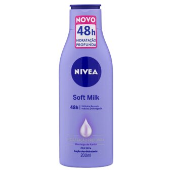 Hidratante Nivea Milk Pele Seca E Extrasseca Embalagem 200Ml