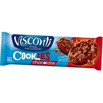 Biscoito Cookie Visconti Chocolate 60G