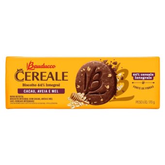 Biscoito Cereale Bauducco Cacau Com Aveia E Mel 170G