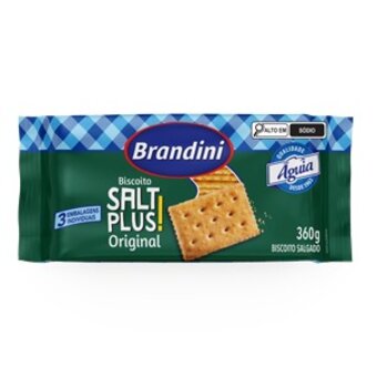 Biscoito Salt Plus Água Original 360G