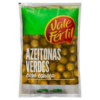 Azeitona Verdes Vale Fértil Sach Ê100G