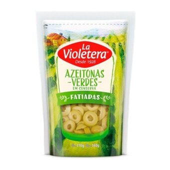 Azeitona Verde La Violetera Fatiada Sachê 160G
