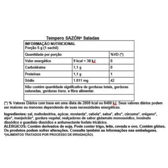 Tempero Floppy Sazon Saladas 60G