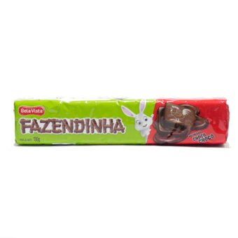 Biscoito Doce Recheado Bela Vista Choco Choco Embalagem 130G