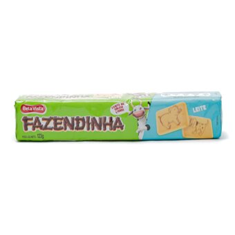 Biscoito Doce Bela Vista Fazendinha Leite Pacote 123G