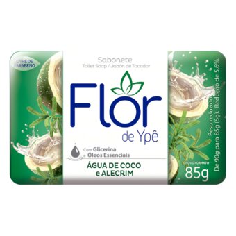 Sabonete Flor do Ypê Suave Água de Coco e Alecrim 85Gr