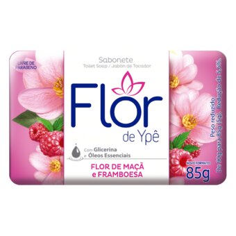 Sabonete em Barra Flor de Maçã e Framboesa Flor de Ypê 85G