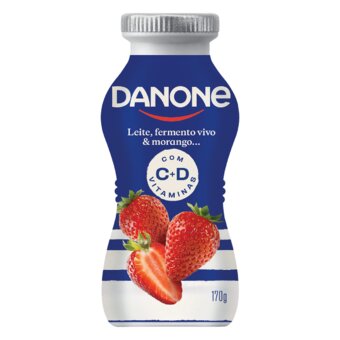 Iogurte Líquido Danone Morango 170G
