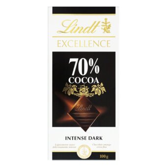 Chocolate Fra Lindt 100G Dark 70% Cacau