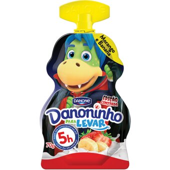 Iogurte Petit Suisse Danoninho Para Levar Morango E Banana 70G