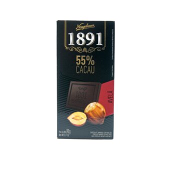 Chocolate 1891 Neugebauer 55% Cacau e Avelã 90G