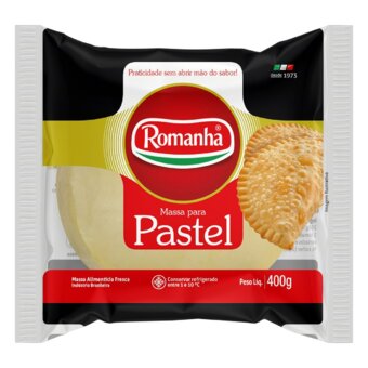 Massa para Pastel Romanha Embalagem 400G