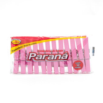 Prendedor de Roupa Paraná Plástico Embalagem 12Un