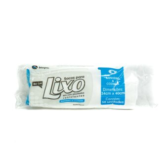 Saco de Lixo Bio Lar 10L Embalagem 50 Un