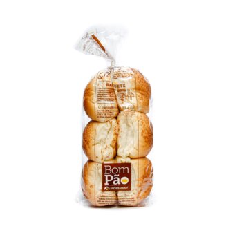 Pão Comum Hambúrguer Com Gergelim Arasuper Kg