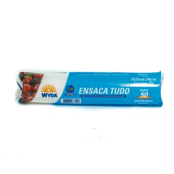 Ensaca Tudo Wyda Capacidade 2 Kg Embalagem 50 Un