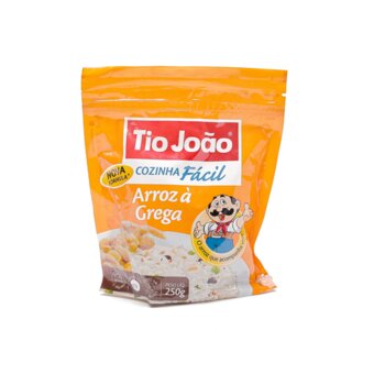 Arroz À Grega Tio João Cozinha Fácil Sachê 250G