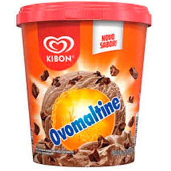 Sorvete Kibon Ovomaltine Pote 800Ml