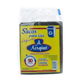 Saco De Lixo Acreplast 50Lt