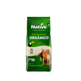Açúcar Cristal Orgânico Native 1Kg