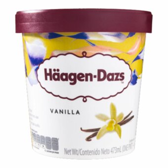 Sorvete Vanilla Haagen-Dazs Pote 473ml