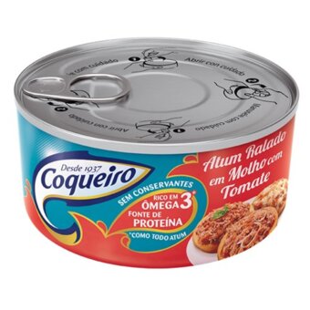 Atum Coqueiro Ralado Molho De Tomate 160G
