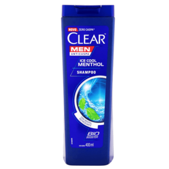 Shampoo Clear Anticaspa Ice Cool Menthol 400Ml