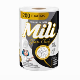 Papel Toalha Mili Gran Chef 200 Folhas