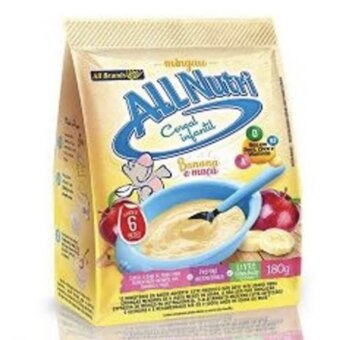 Mingau Cereal Integral ALLNUTRI Banana e Maçã 180g