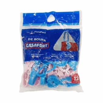 Prendedor de Roupa Casa Fort 12Un