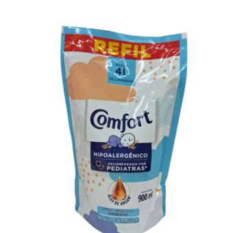 Amaciante Comfort Concentrado Refil Puro Cuidado 900ml 