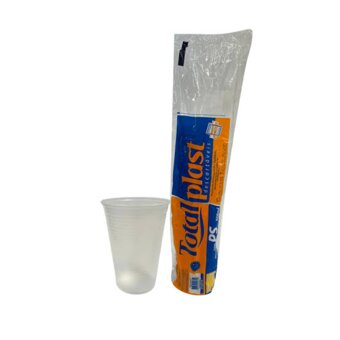 Copo Descartável Transparente Totalplast 50un 500ml